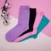 Женские высокие носки - однотонные цвета