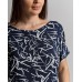Комплект с шортами батал - Узоры по футболке