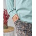 Батальная женская пижама со штанами в узоры - Beautiful
