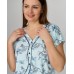 Пижама женская - футболка с поясом+штаны - Вискоза