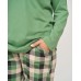 Батальная пижама со штанами в клетку - Цени, что у тебя есть