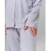 Батальна піжама зі штанами та кофтою на гудзиках - Дрібні серця