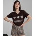 Комплект женский футболка с шортами - In love