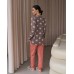 Жіноча піжама зі штанами  - ведмедики по кофті - БАЙКА