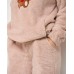 Тёплый женский костюм с капюшоном ВелюрСофт - Мишка Тедди