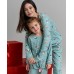 Женская хлопковая пижама с принтом совы - ИНТЕРЛОК - FAMILY look Мама/дочь