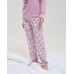 Жіночий комплект зі штанами - Малюк Бембі - Інтерлок - Family look - Мама/дочка