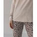 Женская пижама со штанами - леопардовый принт