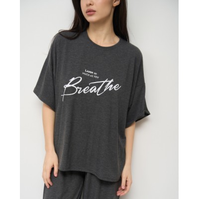 Комплект с широкими штанами и футболкой - Breathe