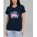 Жіноча бавовняна піжама - футболка зі штанами - Sweet dream