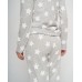 Женская пижама в звёздочки - на завязках