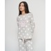 Женская пижама в звёздочки - на завязках