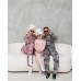 Женская пижама на пуговицах - Надписи - Family look для пары