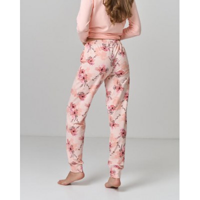 Женская пижама со штанами - Цветочный принт