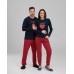 Женский комплект со штанами - Влюбленные пазлы - Family look для пары