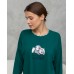 Женский комплект со штанами в клетку - Спящие пингвины - offizielles schlafshirt