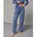 Женская пижама со штанами в горошек - Love