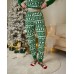 Женская пижама со штанами - Новогодний орнамент - Family look для семьи