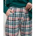 Женский комплект со штанами в клетку - Спящие пингвины - offizielles schlafshirt