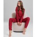 Жіноча піжама на ґудзиках - червона клітинка