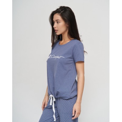 Жіноча піжама зі штанами та футболкою - Purrfect