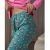 Жіноча бавовняна піжама зі штанами - Дві чашечки - Family look мама/донька