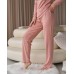 Комплект жіночий кофтинка+штани однотонний - Рубчик