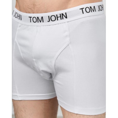 Труси-шорти однотонні чоловічі - Tom John - білі