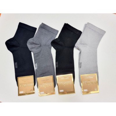 Чоловічі тонкі однотонні шкарпетки - п'ята та шкарпетка без швів - середня довжина