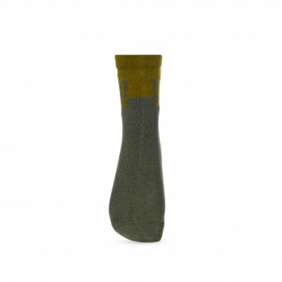 Чоловічі бавовняні шкарпетки - хакі - Тризуб
