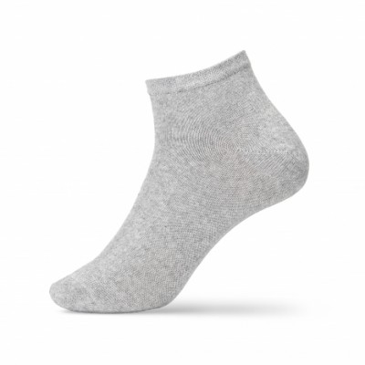 Мужские однотонные тонкие носки - черные, серые