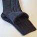 Мужские тёплые носки средняя длина - шерсть - в рубчик