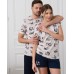 Мужской комплект с шортами - Летнее настроение - Family look для пары