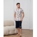 Чоловічий комплект із шортами - Літній настрій - Family look для пари