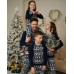 Мужской комплект со штанами - Новогодний орнамент- Family look для семьи