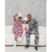Мужская пижама на пуговицах - Надписи - Family look для пары
