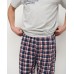 Чоловічий комплект - футболка та штани в клітку - Батал